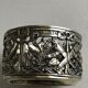 Antique crystal and solid silver tea glass