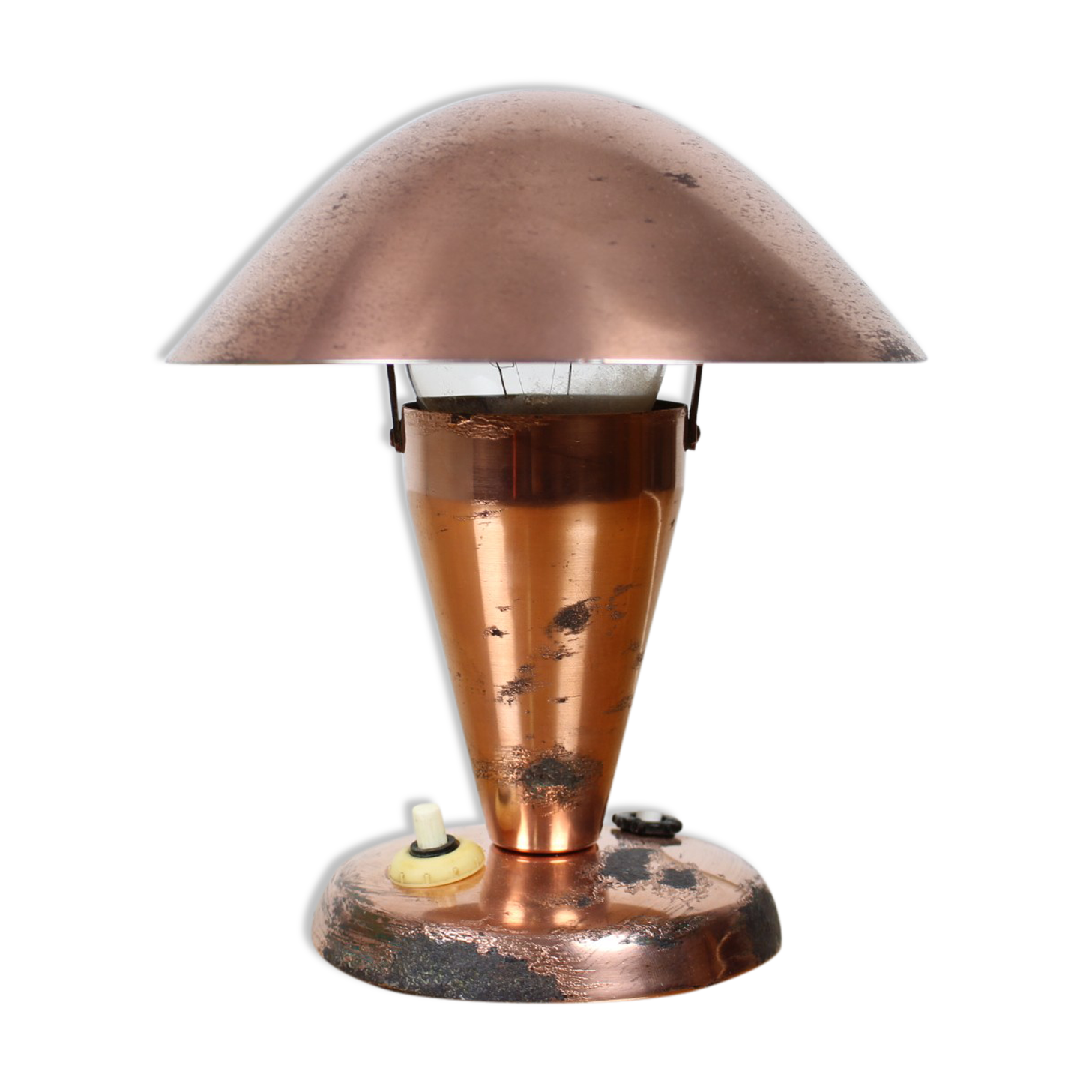 Art Deco Chrome Bauhaus Table Lamps, 1930s