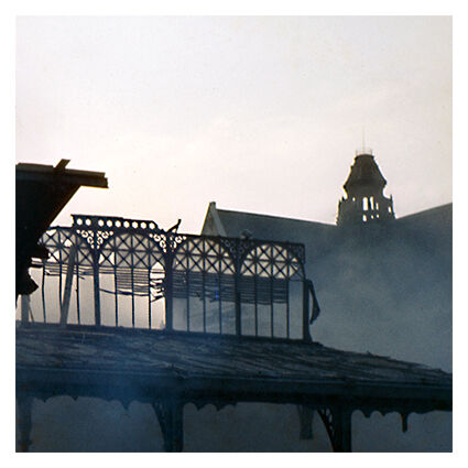 Photography destruction of the Halles de Paris 1972