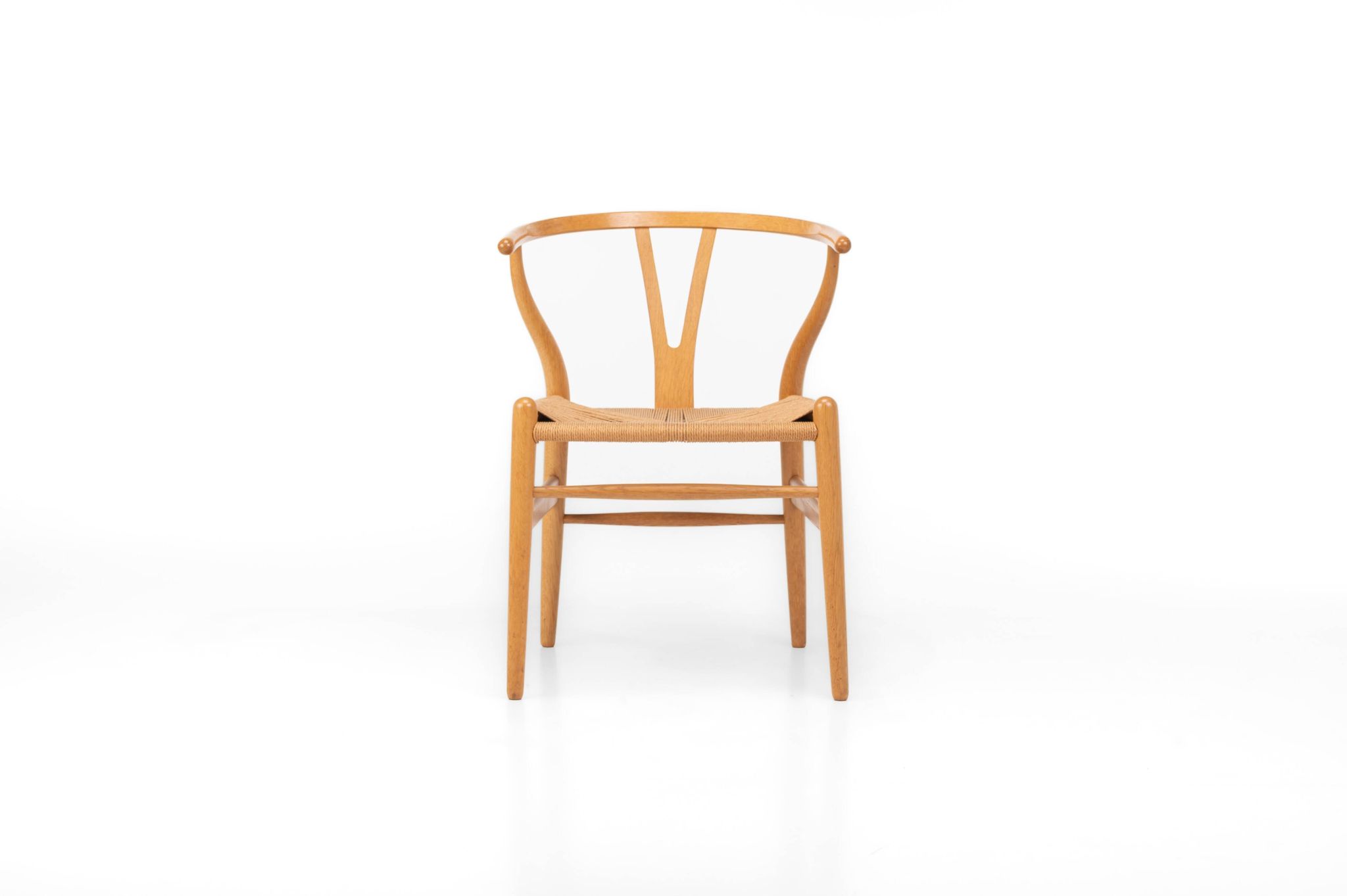 Set of 6 'CH24' wishbone dining chairs by Hans J Wegner for Carl Hansen, De