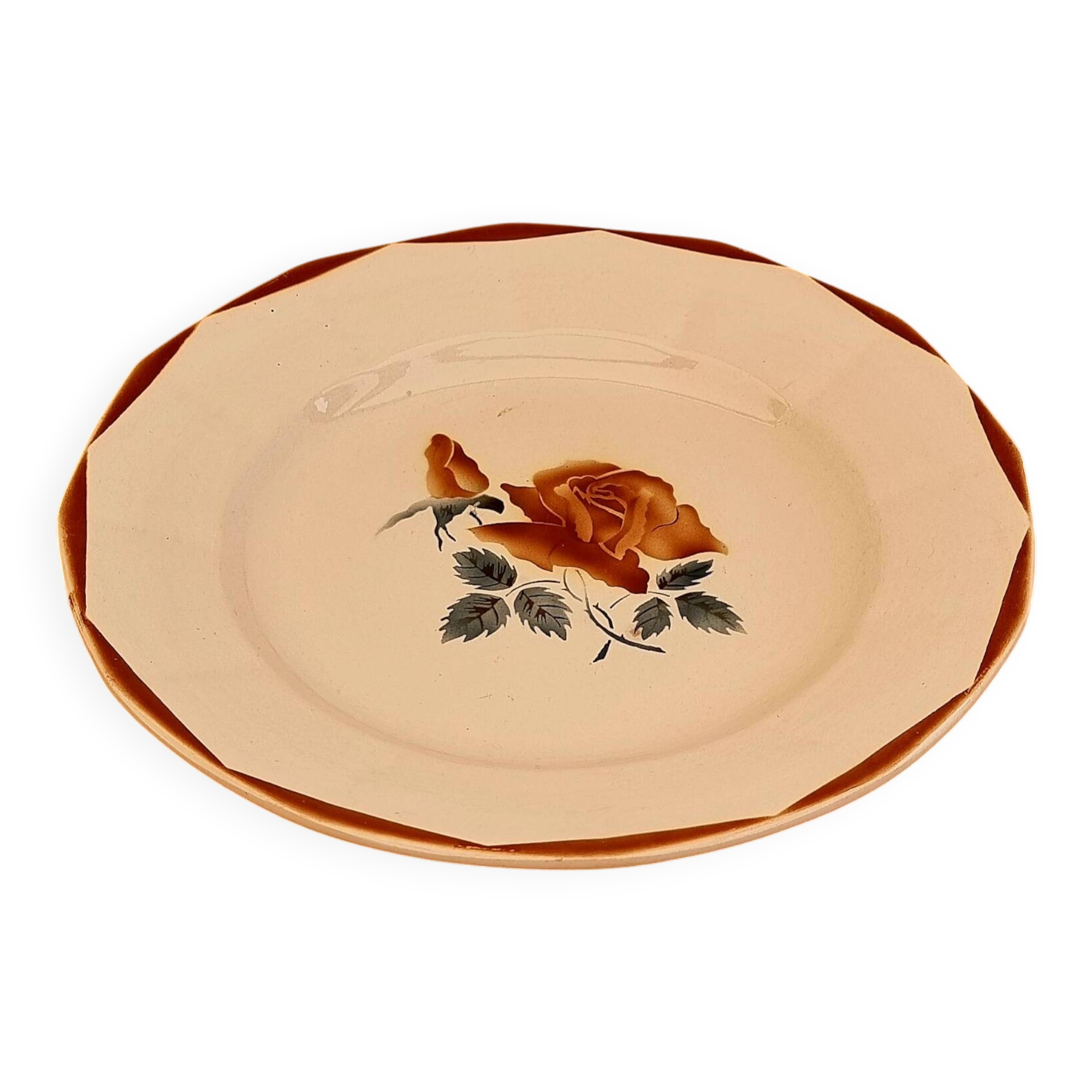 Large serving plate Digoin Sarreguemines 9181