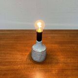 Mid-century modern studio pottery table lamp by Axella, 1960s.