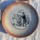 7 Digoin Sarreguemines plates in earthenware