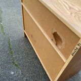 Scandinavian oak shelf 1970