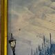 Caroline Burnett (1877-1950) Oil on canvas - Parisian Scene Moul