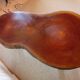 Tripod coffee table - solid okoumé wood - organic shape - brutalist style