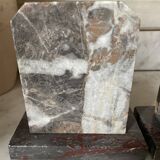 Art Deco marble bookends
