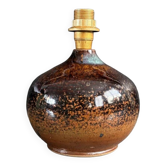 Handcrafted ceramic lamp base signed