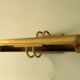 Pair of brass adjustable wall reading lights 1960s