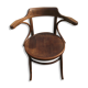 Fauteuil de bureau bois courbé baumann début 20 ème