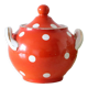 Sucrier polka dots, Digoin Sarreguemines