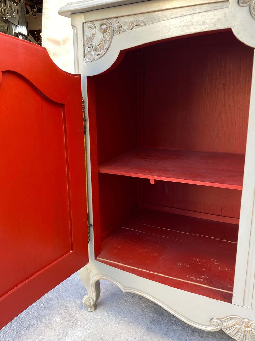 Painted wooden sideboard