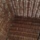 Wicker chest bench