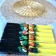 Box of 12 ceramic knife holders slip 50s