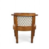 Paire de fauteuils club sculpturaux Art Déco, années 1930