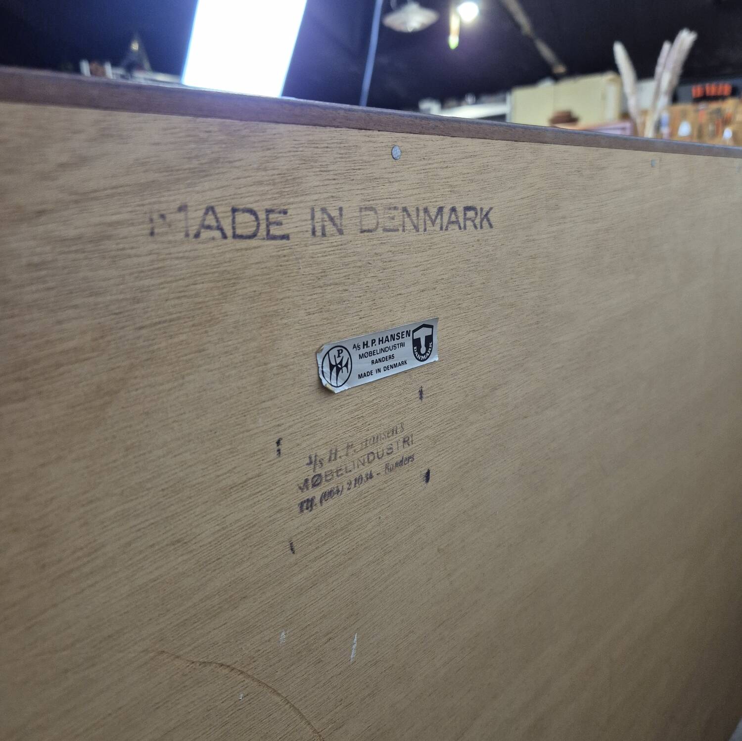 H.P. Hansen vintage rosewood Danish sideboard, TV cabinet 60s