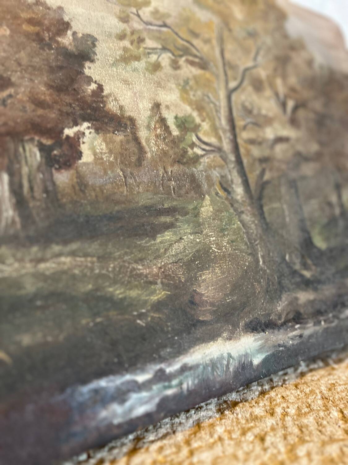 Landscape painting signed 1935