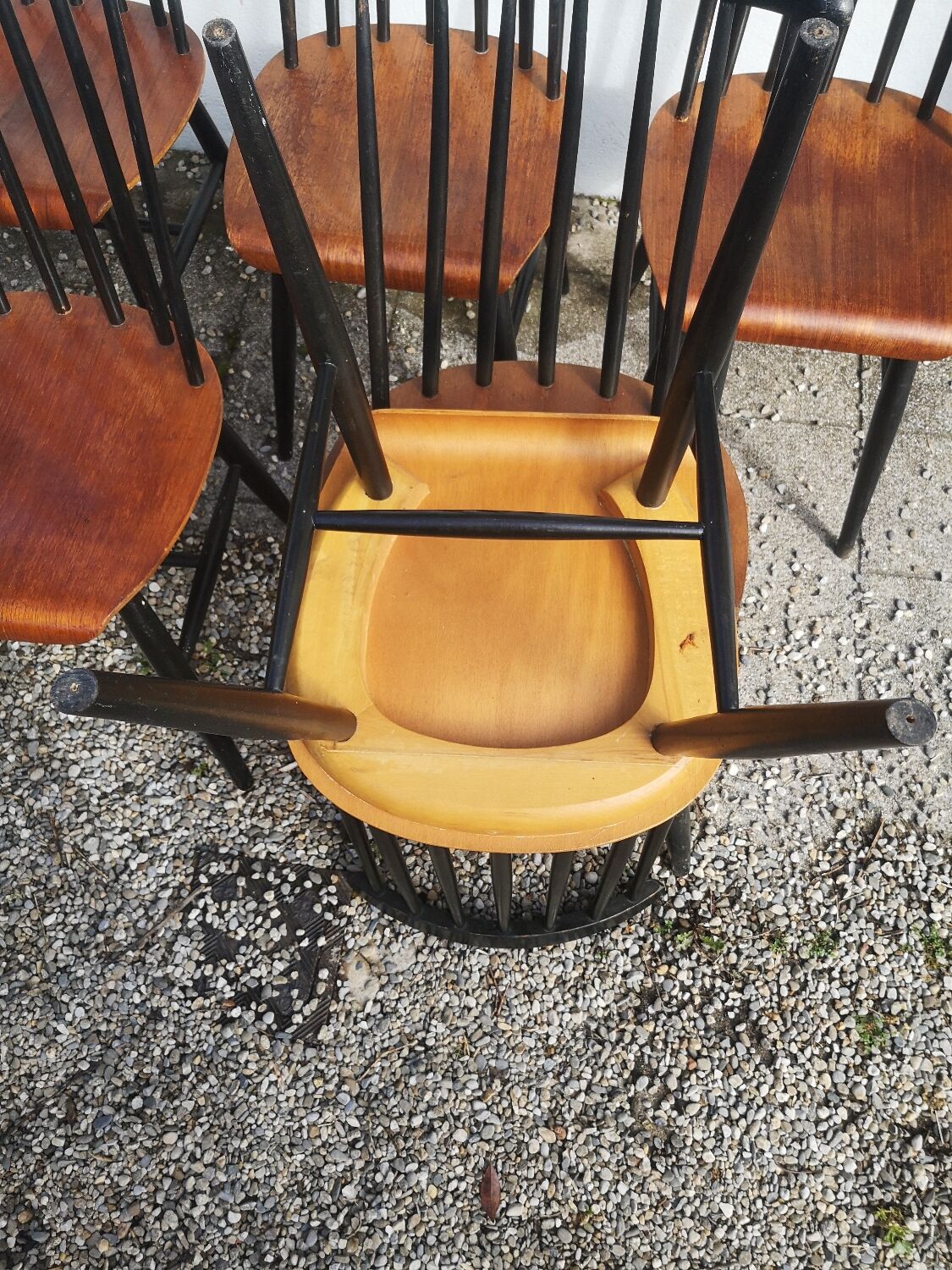 Series of 6 Fanett chairs, Ilmari Tapiovaara