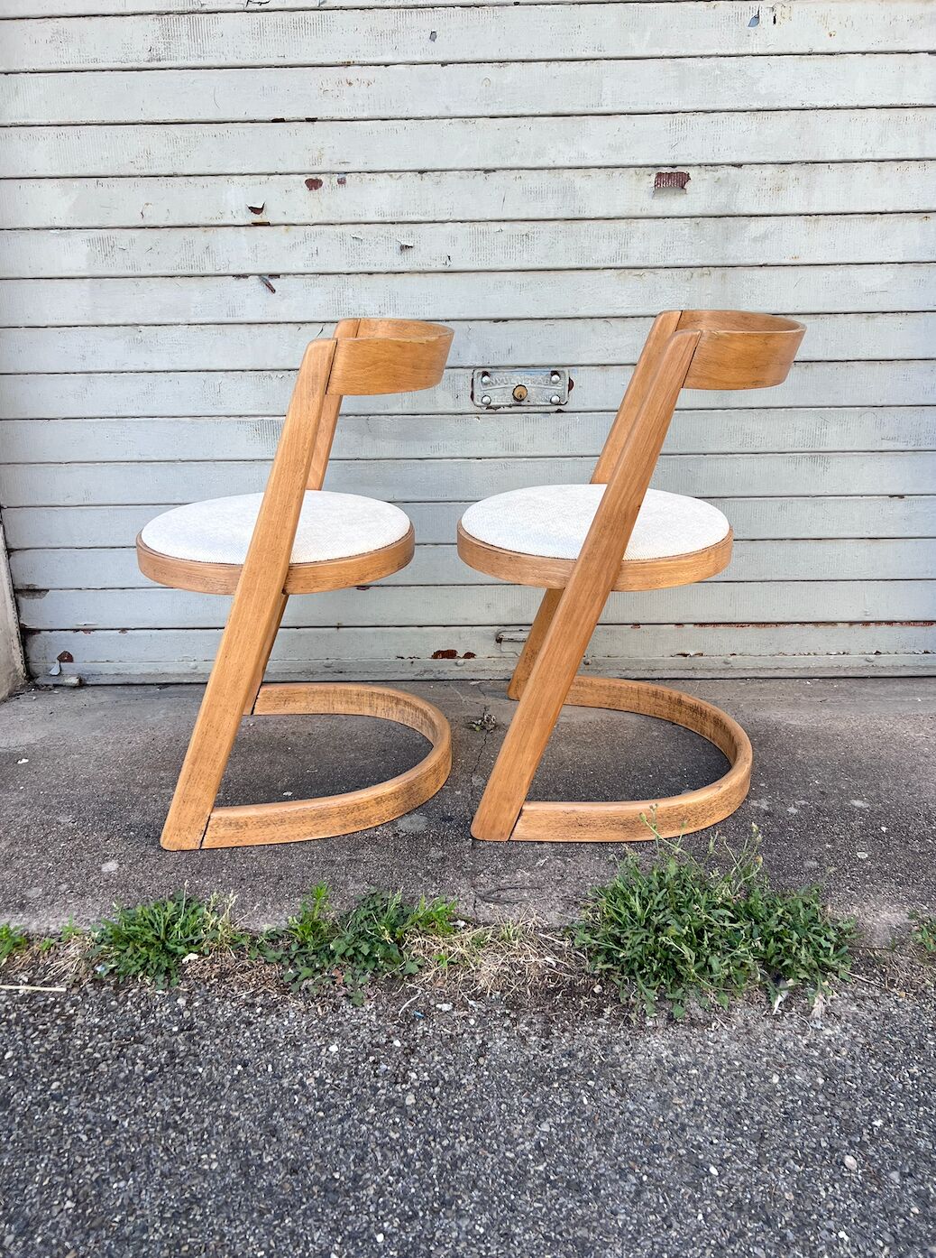 2 Restored Baumann Chairs (model Alpha)