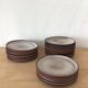 Set of 6 plates in stoneware J&N Pierlot Ratilly