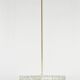 Kalmar Vienne Deux Suspensions Tambour En Laiton Et Verre, Milieu Du Siècle, Années 1960