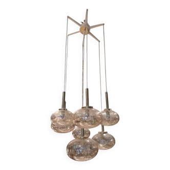 Cascade chandelier, Germany, 1970s.