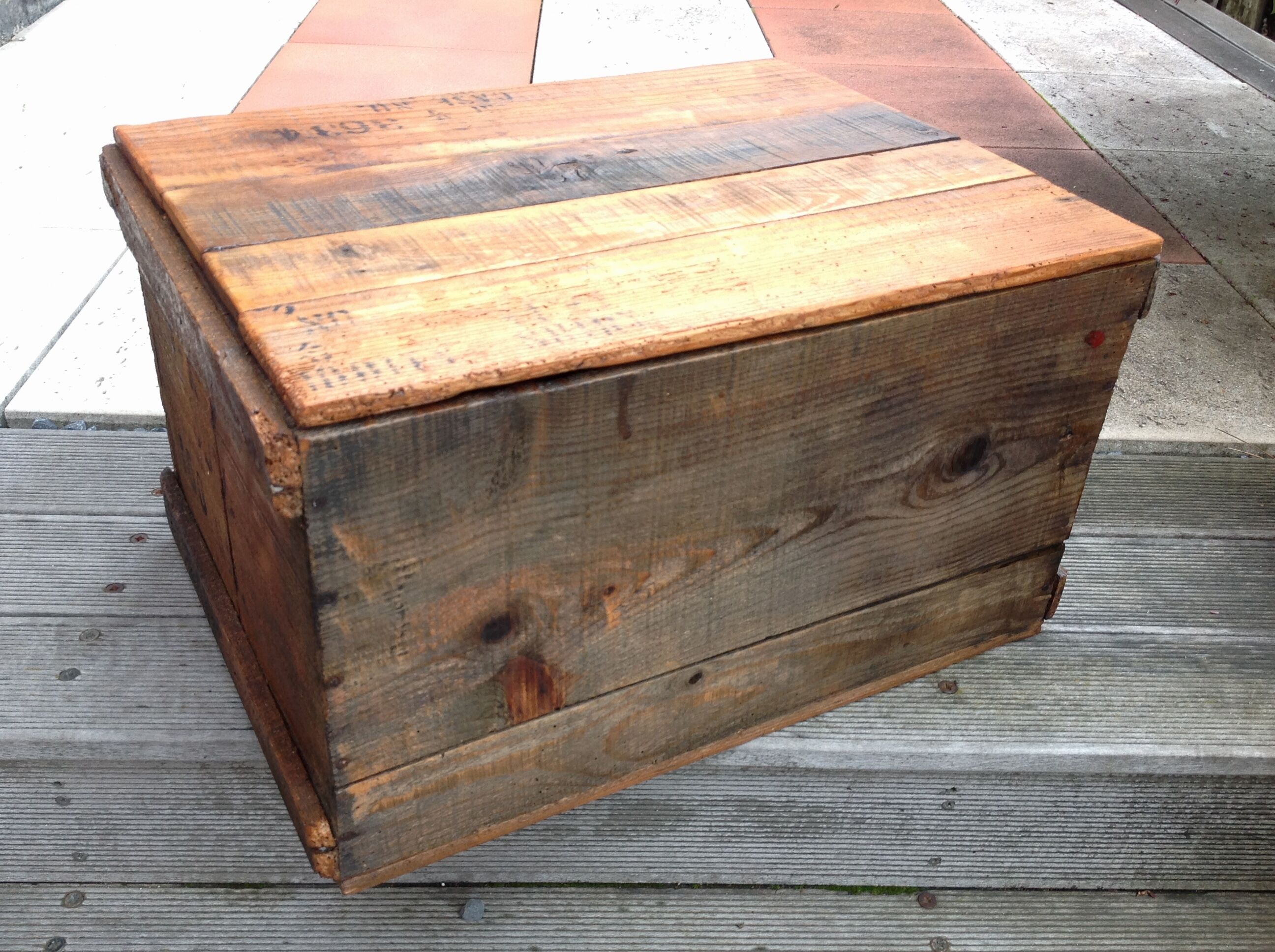 Old wooden crate explosive industrial style 50