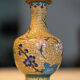 Vase asiatique à décor de cerisiers