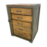 Iron and Wood Industrial Chest of Drawers