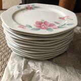 Service assiettes porcelaine