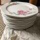 Porcelain plate service