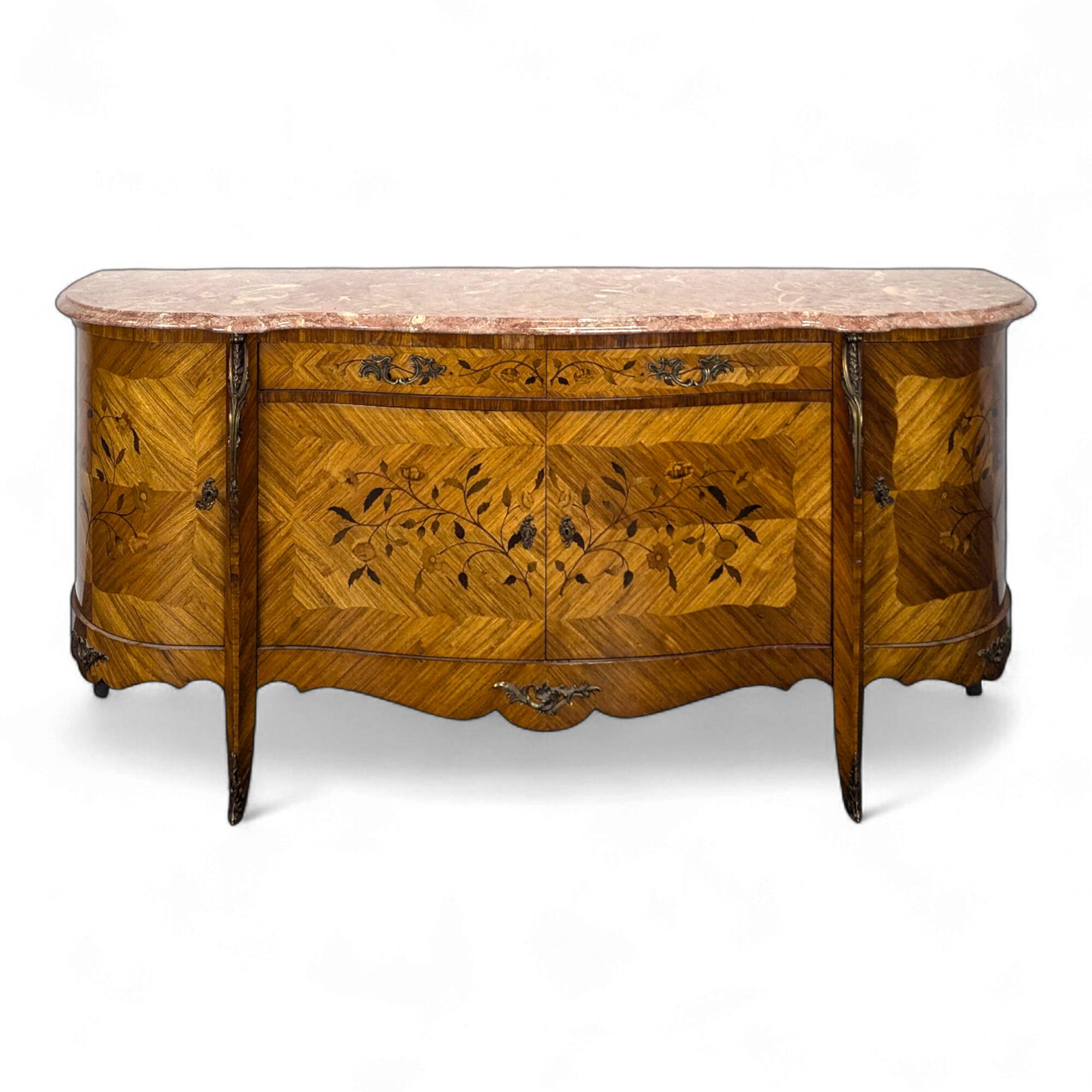 Enfilade en marqueterie de bois de rose