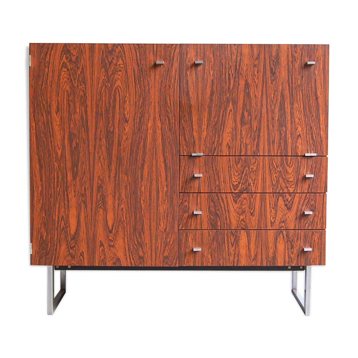 Meuble bar modèle "1293" de Pierre Guariche pour Meurop 1960s