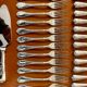 Christofle Marly, dessert cutlery, cheese, knives, forks