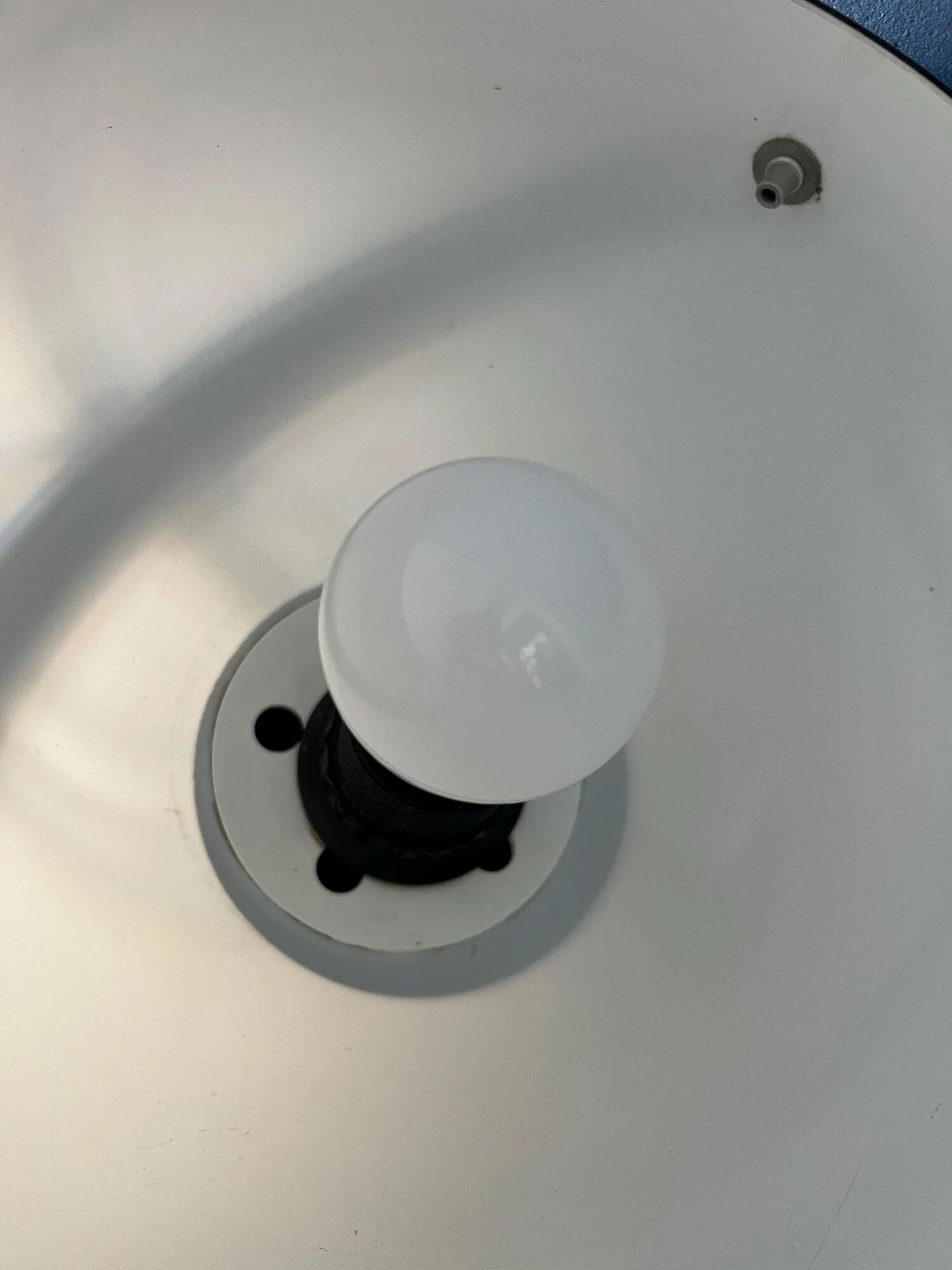Lampadaire champignon vintage Herda space age