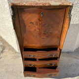 Curved rosewood secretary