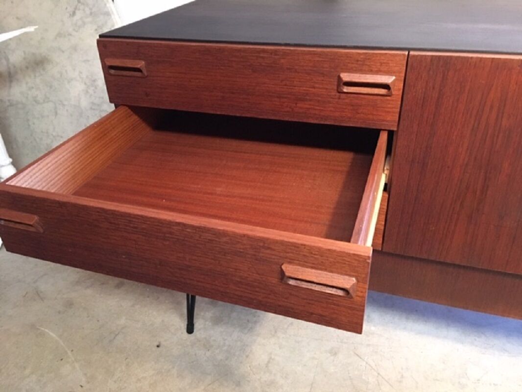Enfilade vintage scandinave pieds eiffel 1960's