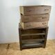 Commode chêne massif 3 tiroirs années 50