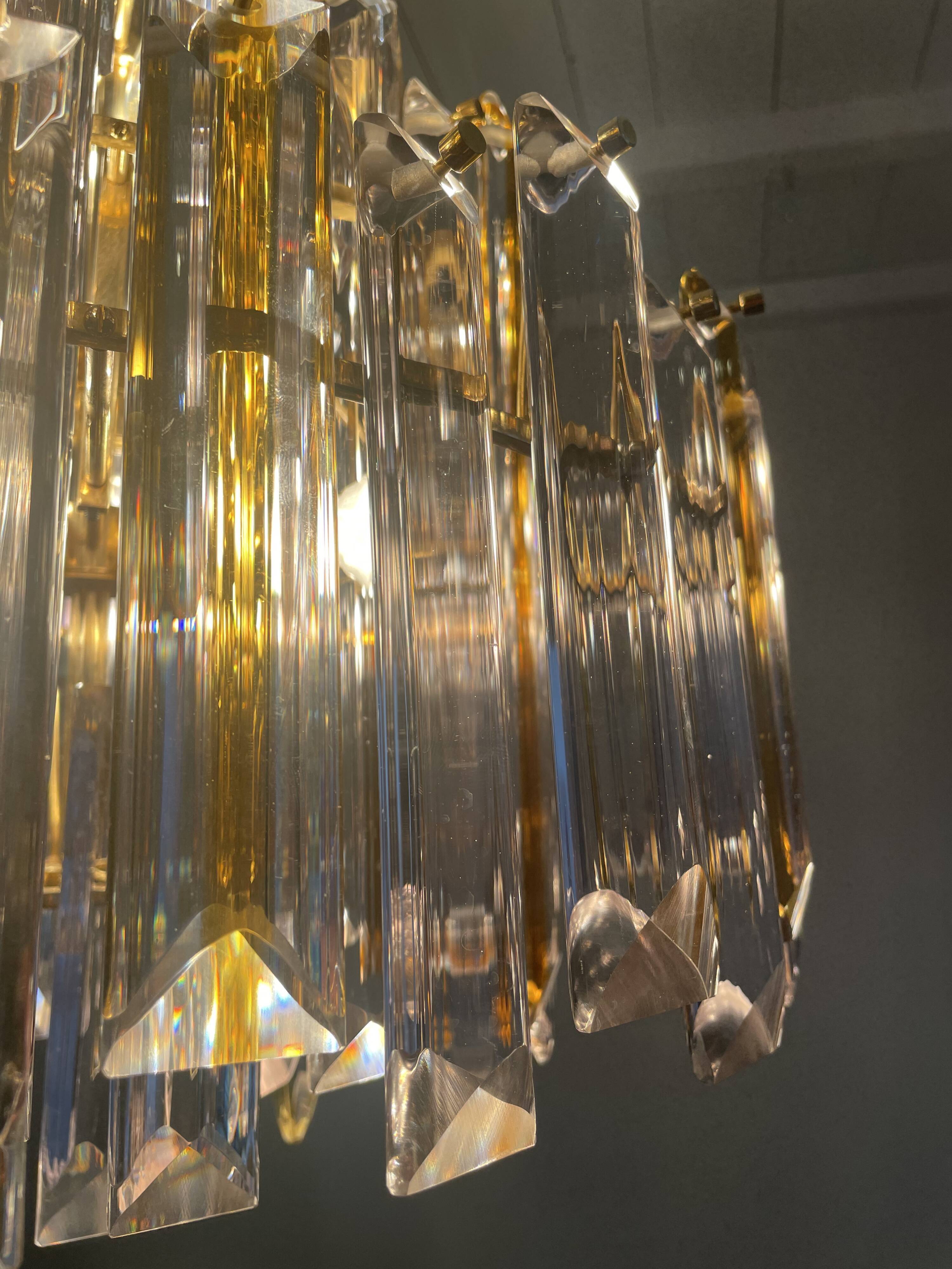 Vintage Paolo Venini chandelier, 1970s