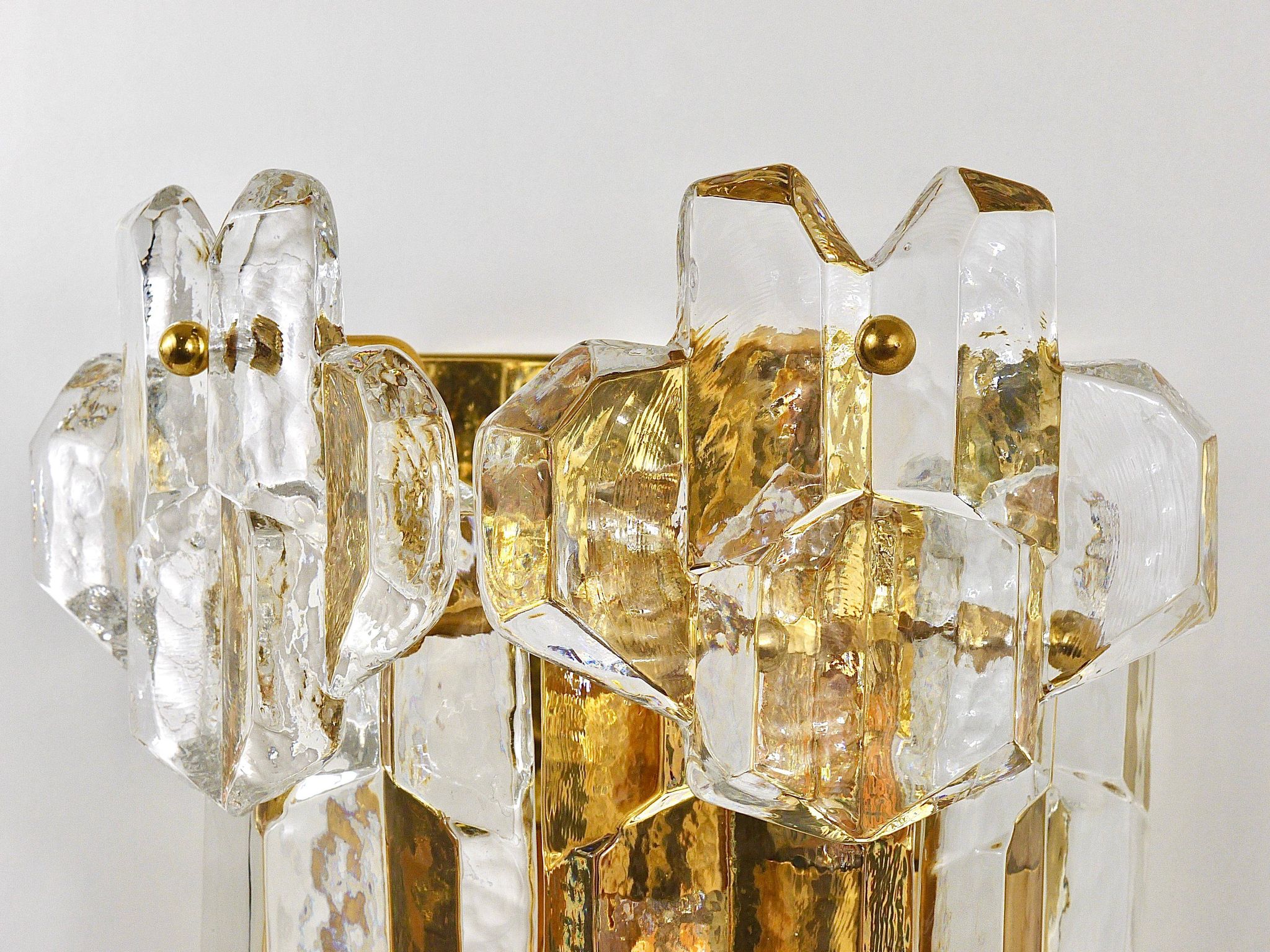 Palazzo Grand Model Wall Light by J.T. Kalmar - 1970
