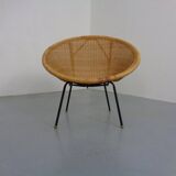 Mid-Century Modern Wicker Chair by Paul McCobb, USA, 1950s