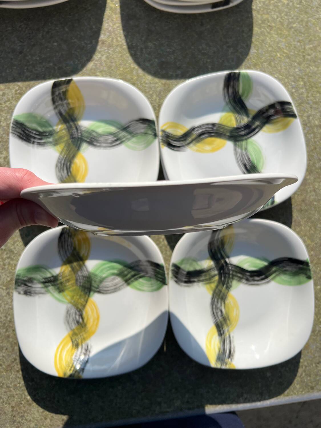 Lunéville - serie de 6 assiettes creuses