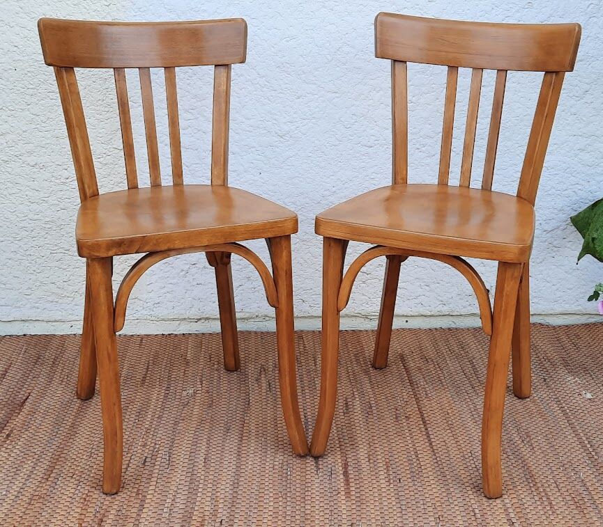 Set of Baumann bistro chairs