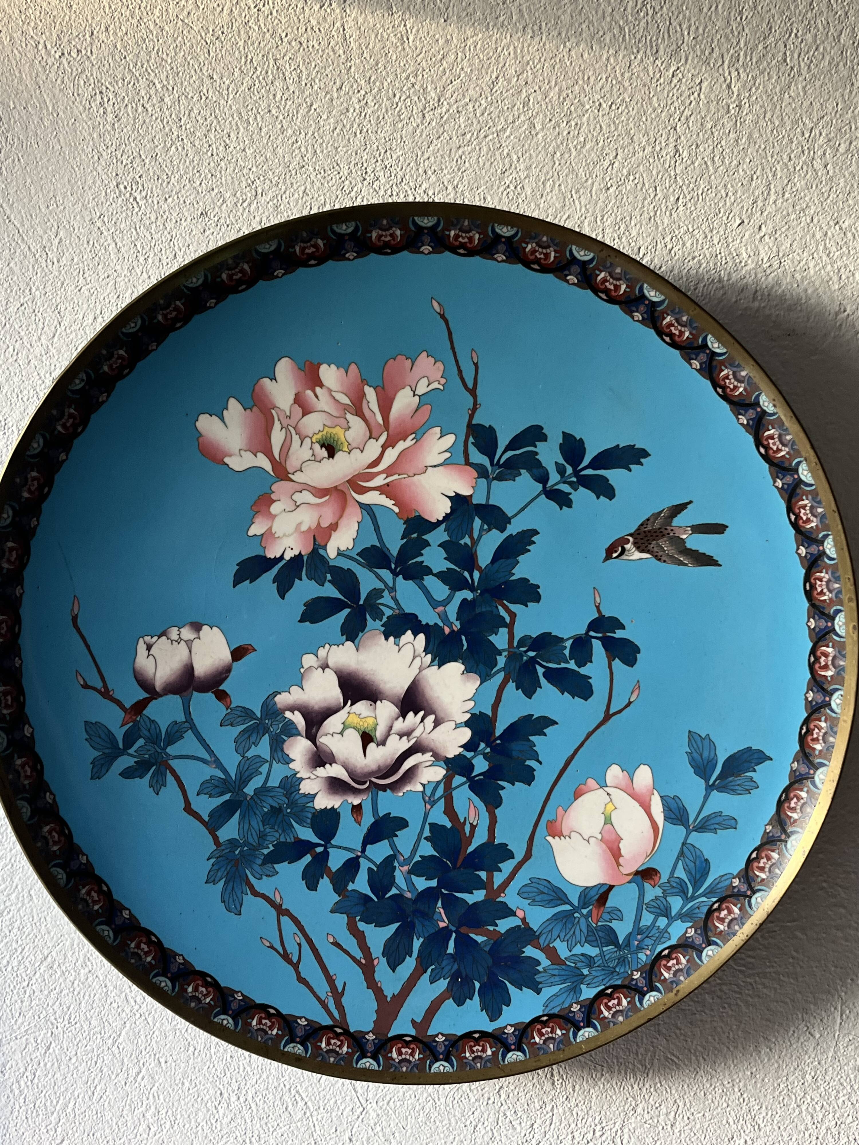 19th-century Japanese cloisonné enamel cup