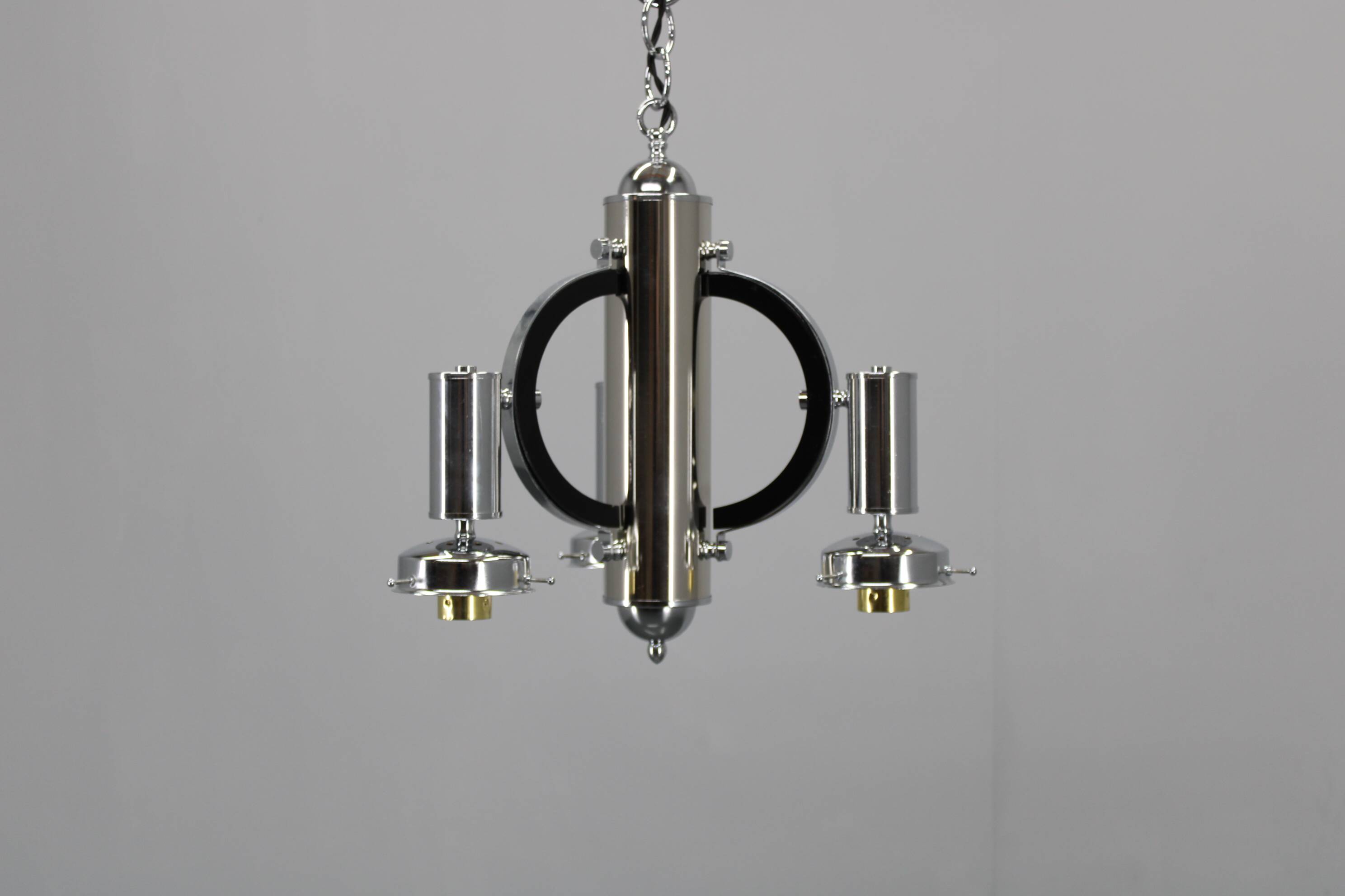 1970s Italian Chandelier , Restored