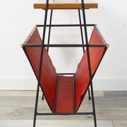 Sofa tip in teak, copper and metal 50s
