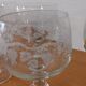 Set of 9 red wine glasses on feet, grape decoration and Luminarc vine shoot