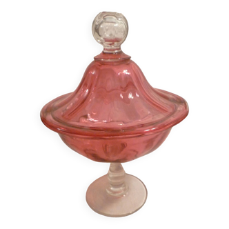 Antique luxury confectionery pink crystal candy drageor