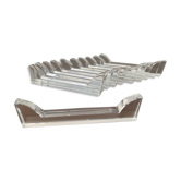 Series of 11 vintage crystal knife holders