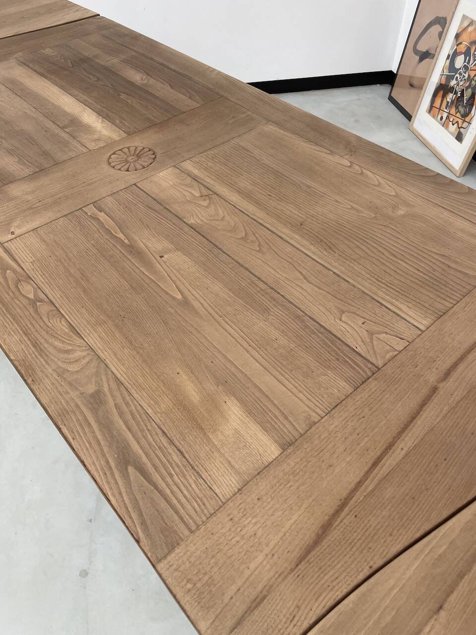 Oak farmhouse table 270 cm with extensions